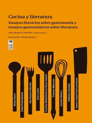 cover image of Cocina y literatura